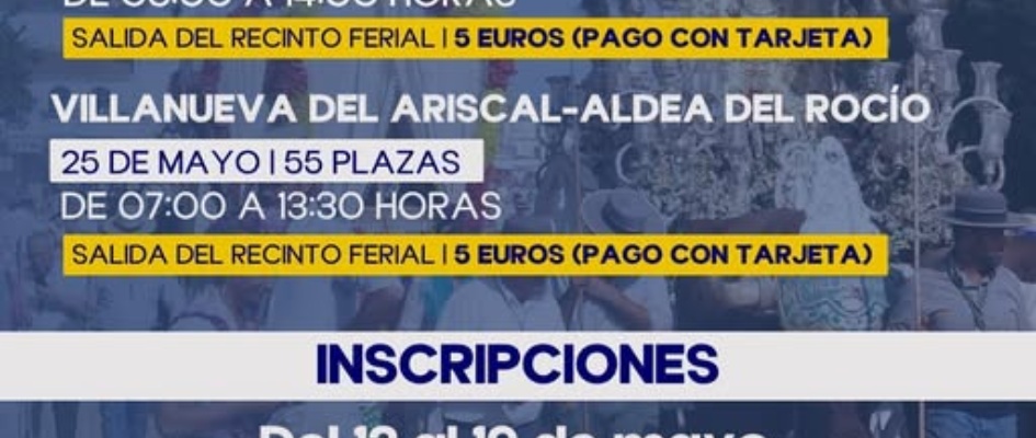Autobuses especiales El Rocío