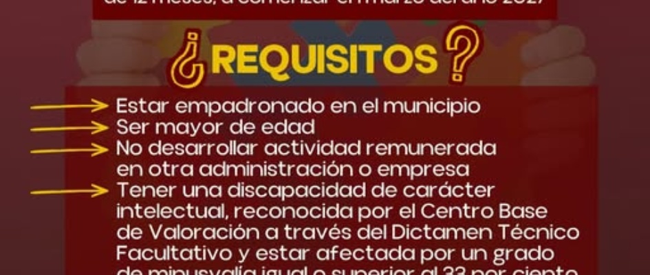 Programa de Promoción de Desarrollo personal y la Integración Social de personas con discapacidad