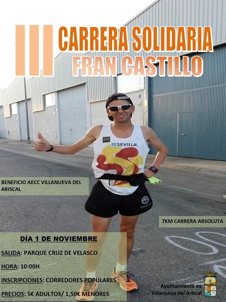 cartel carrera Fran Castillo